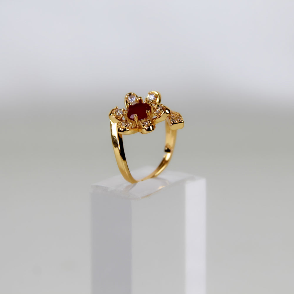 Floral-Shaped Ring