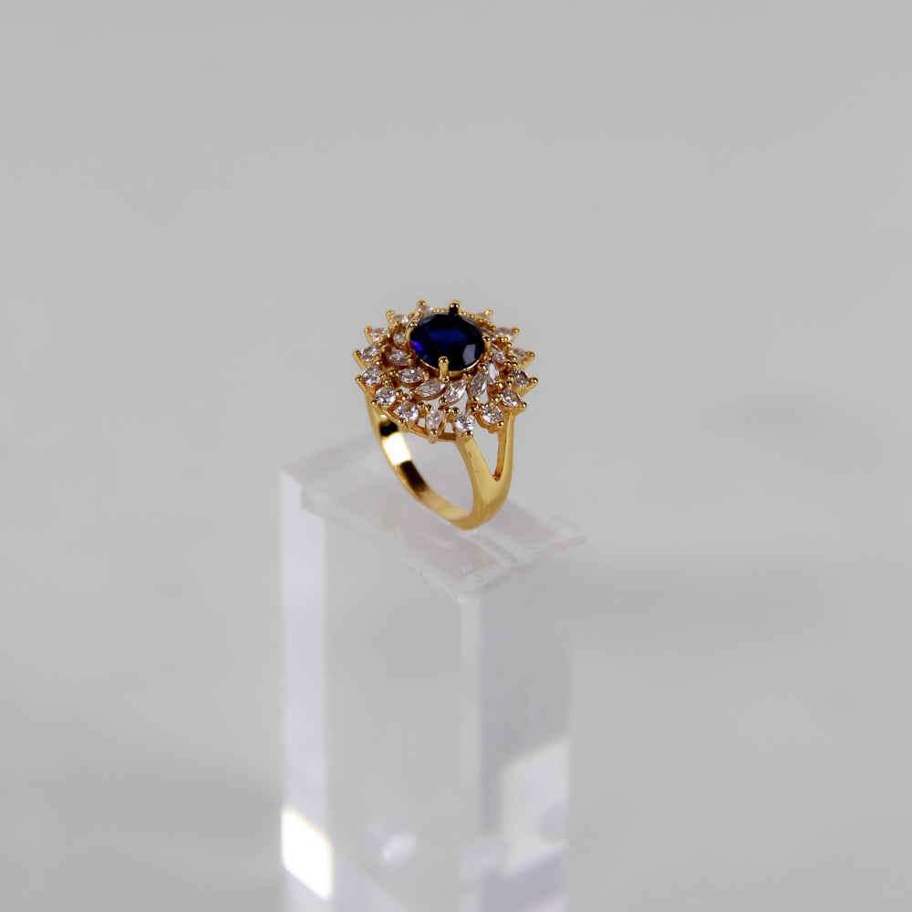 Blue Zircon Lady Ring