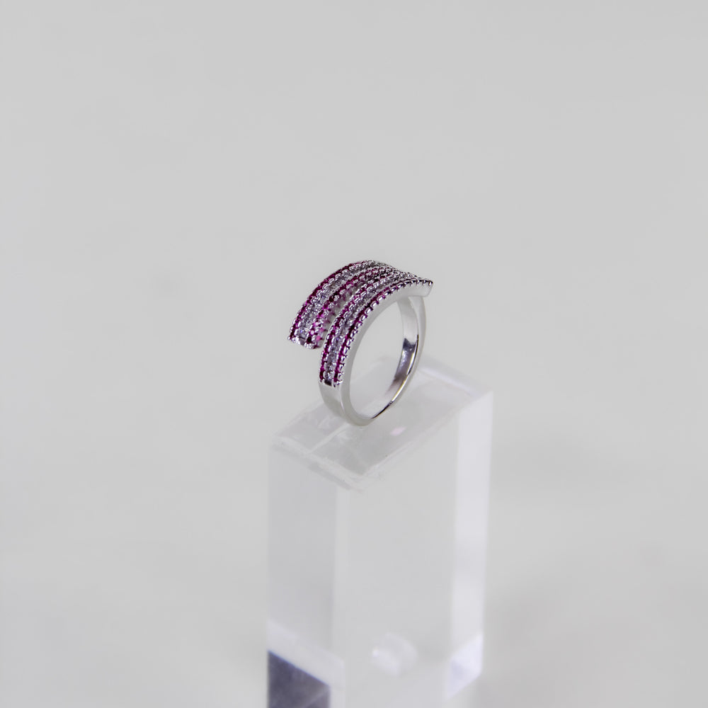 Triple Row Statement Ring