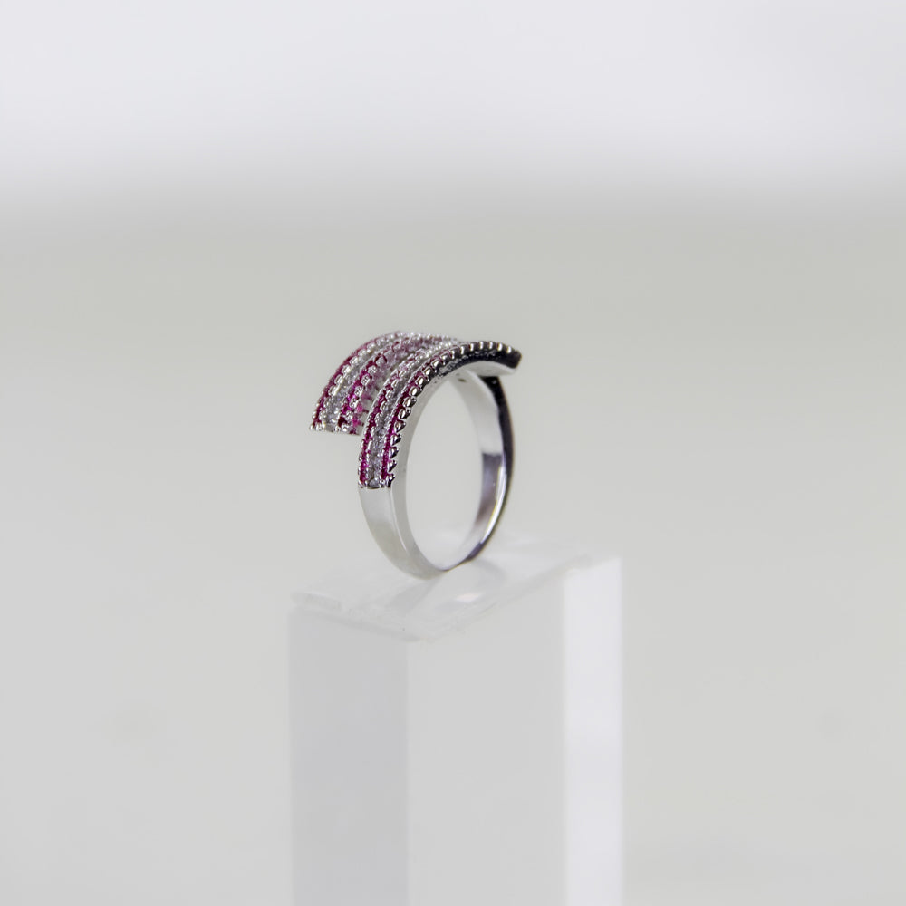 Triple Row Statement Ring