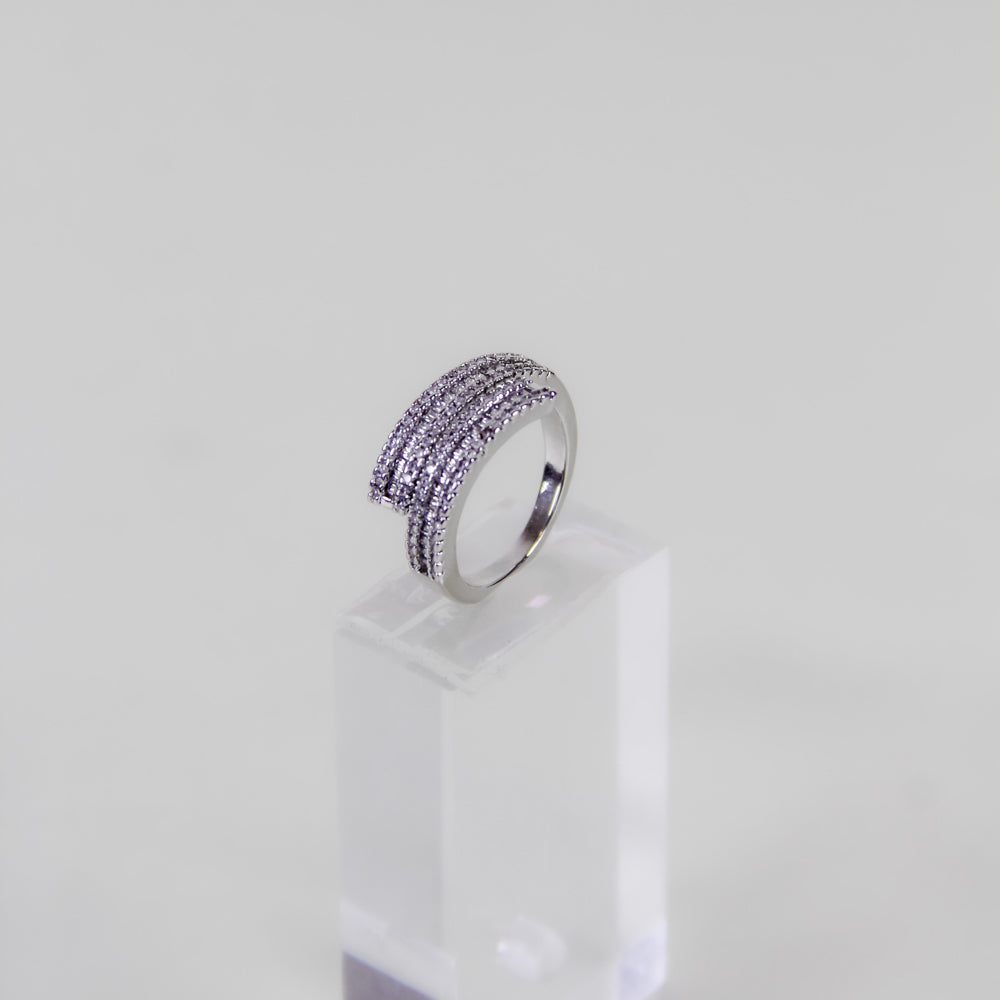 Triple Row Statement Ring