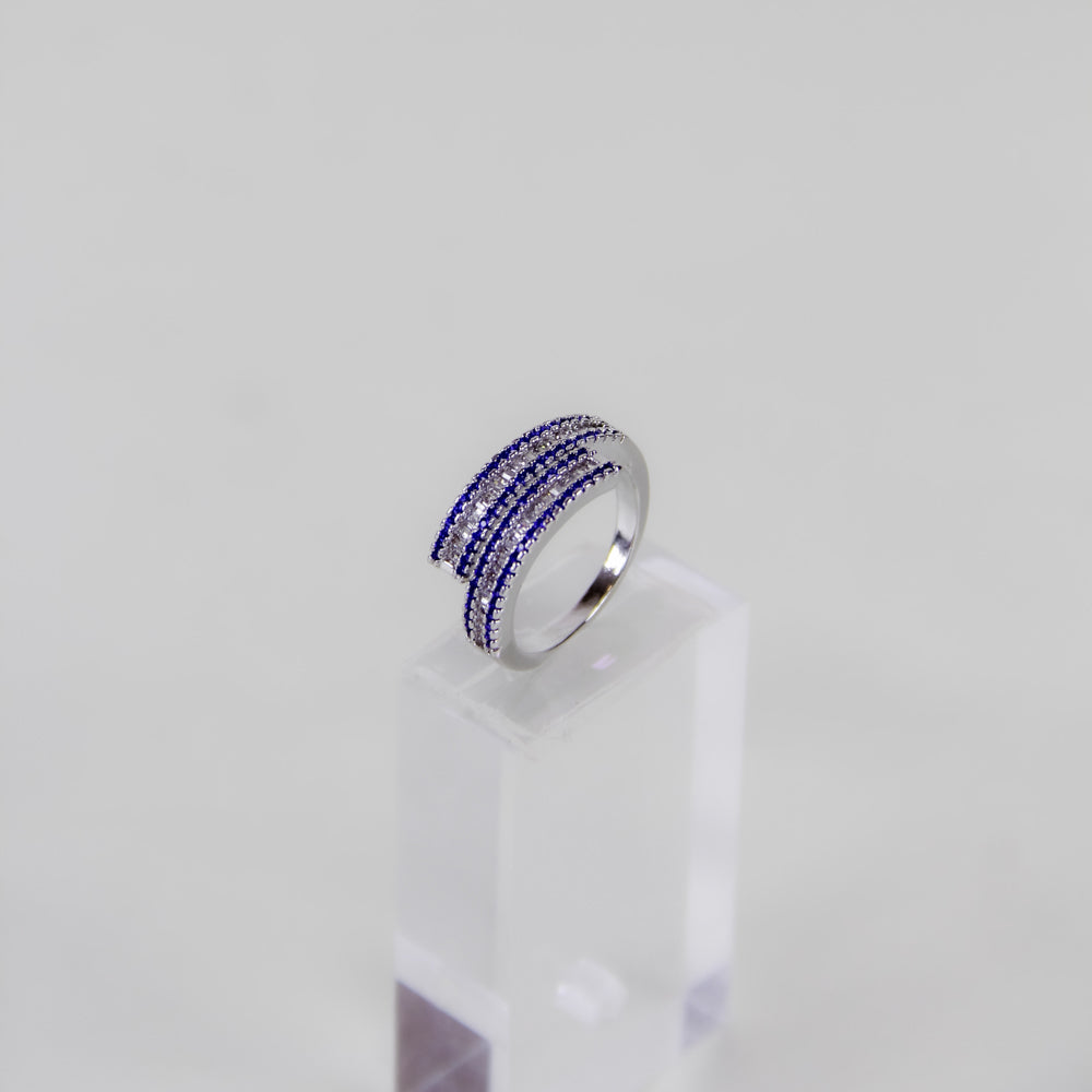 Triple Row Statement Ring