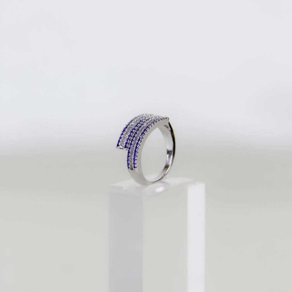 Triple Row Statement Ring