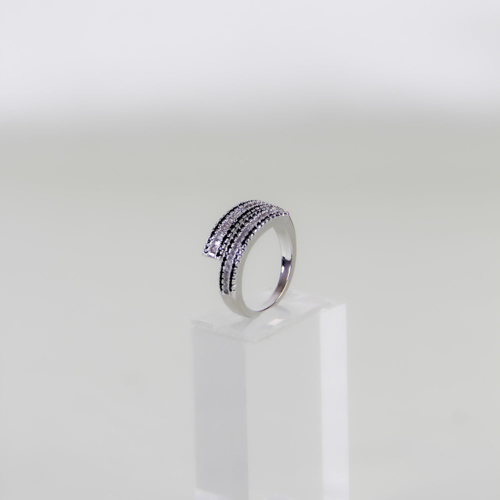 Triple Row Statement Ring