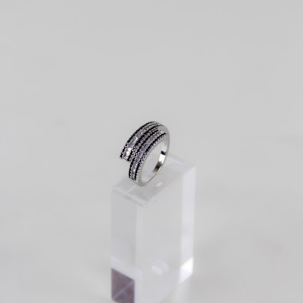 Triple Row Statement Ring