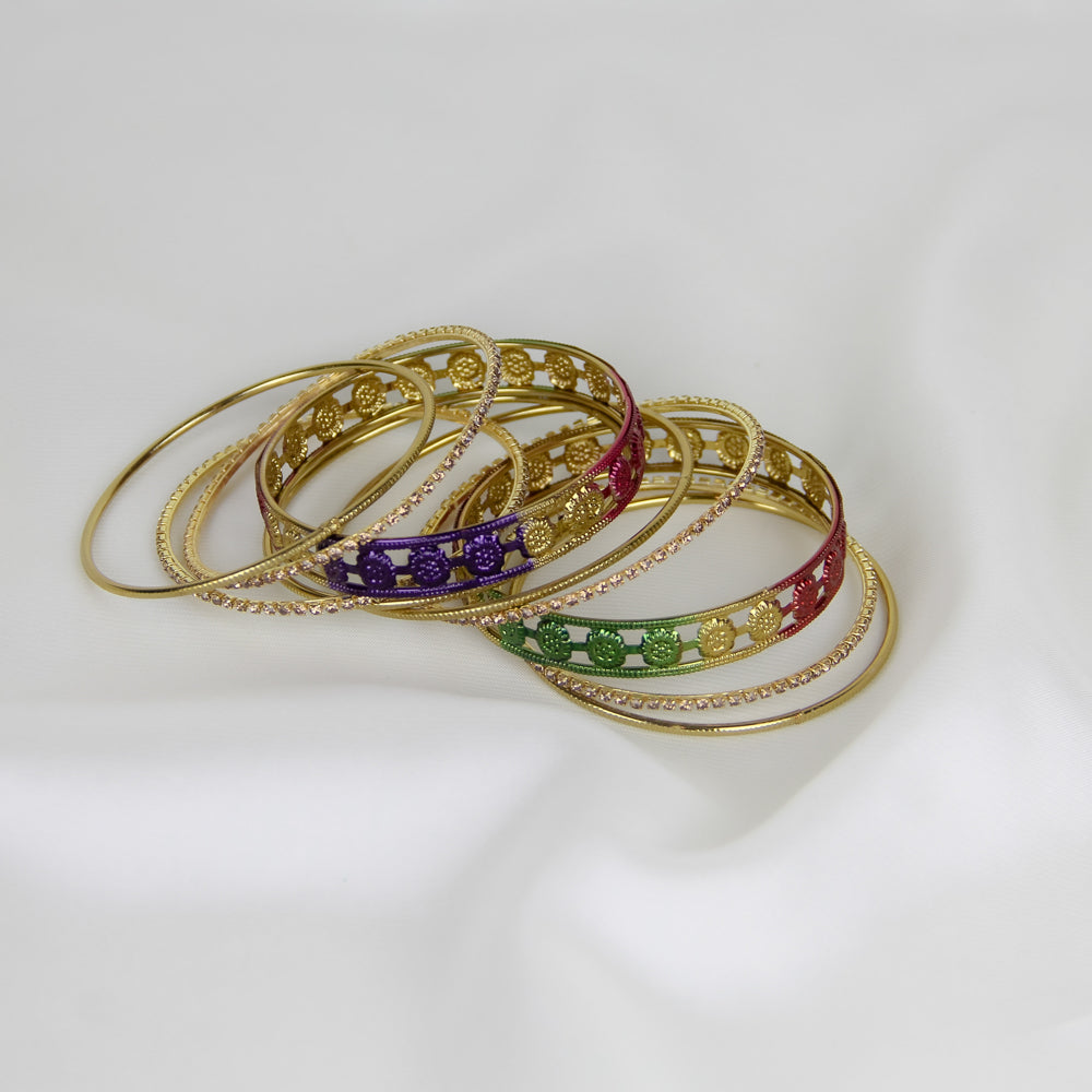 Multi Color Bangle Set