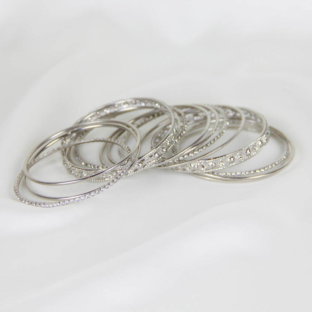 Crystal Accent Bangles