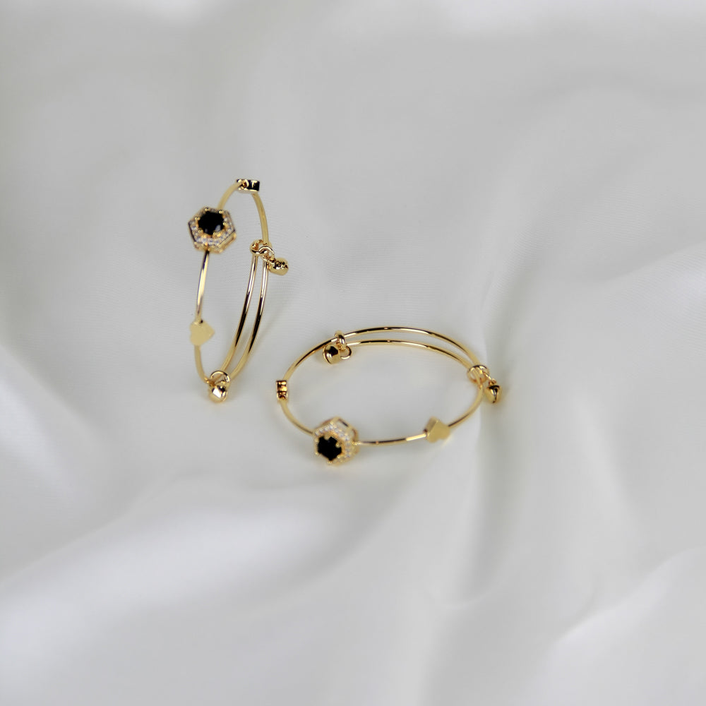 Adjustable Charm Bangles