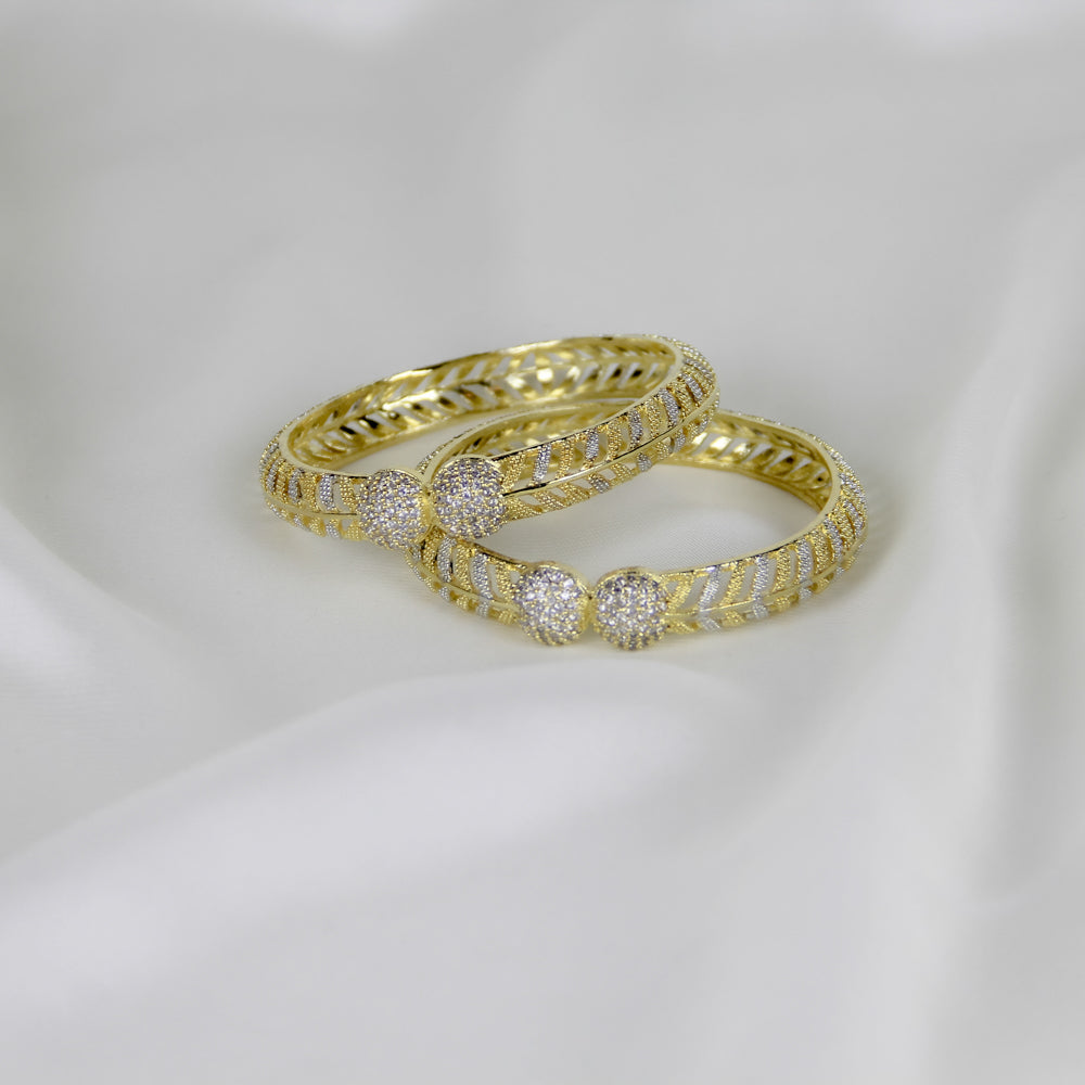Elegant Gold-Toned Bangles