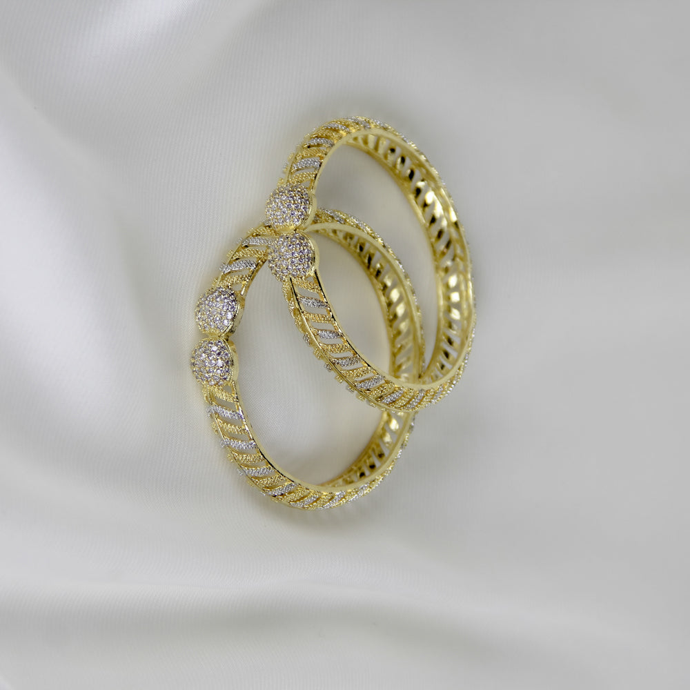 Elegant Gold-Toned Bangles