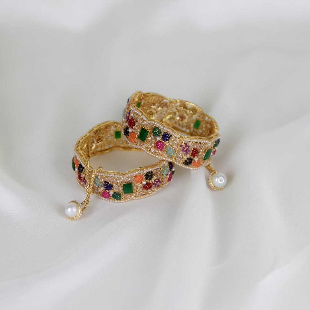 Ornate Openable Kara Bangles
