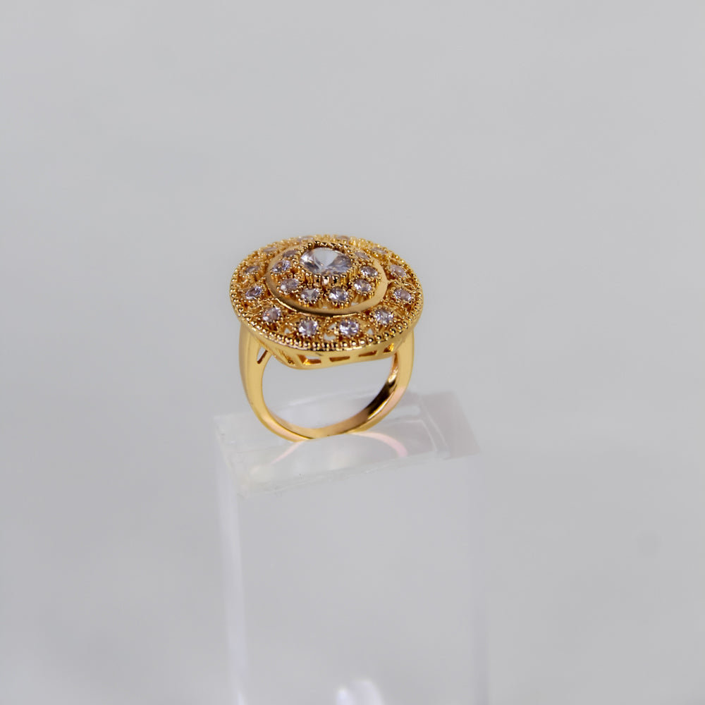 Two Layered Zircon Ring