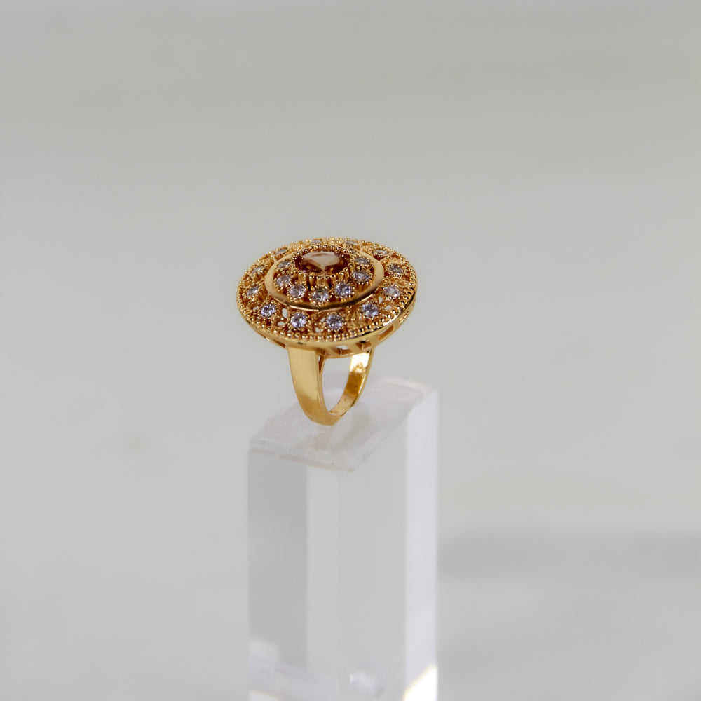 Two Layered Zircon Ring