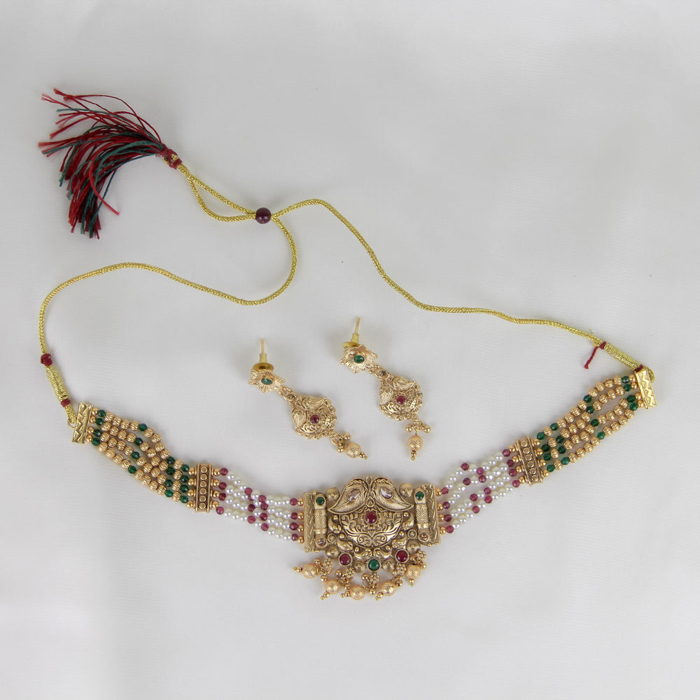 Maharani Bloom Choker Set